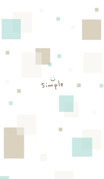 [LINE着せ替え] 四角たくさん23の画像1