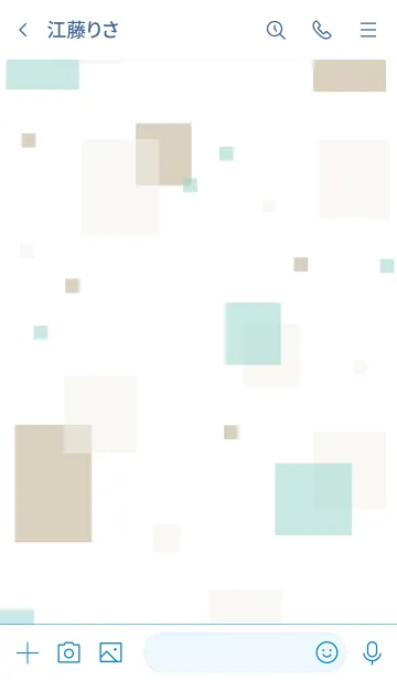 [LINE着せ替え] 四角たくさん23の画像2