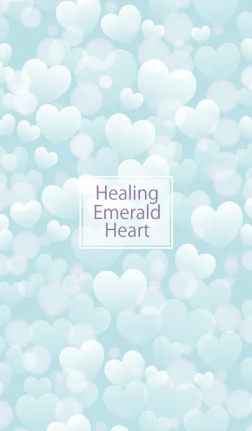 [LINE着せ替え] Healing Emerald Heart 27の画像1