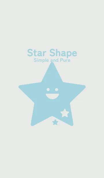 [LINE着せ替え] 星型の着せかえ フロスティホワイトの画像1