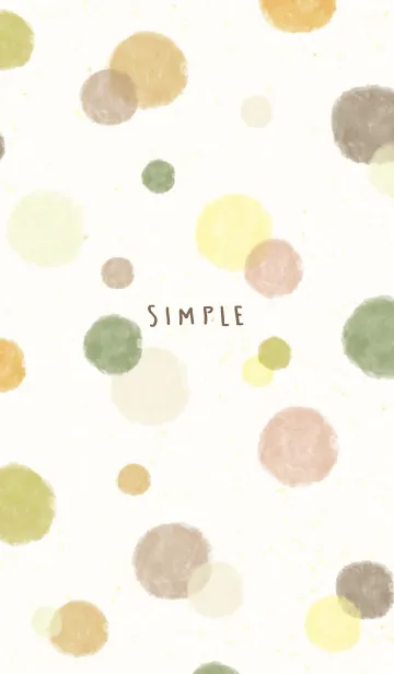 [LINE着せ替え] 水彩 シック茶色7の画像1