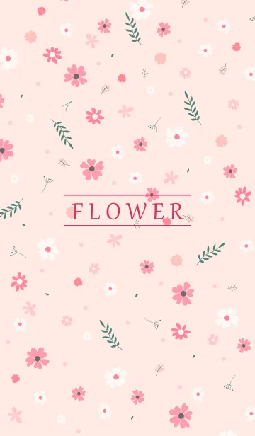 [LINE着せ替え] MANY FLOWERS PINK 78の画像1