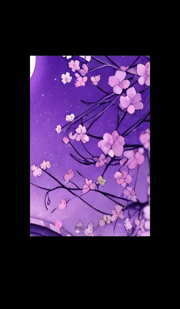 [LINE着せ替え] 月光夜桜#CZ07。の画像1