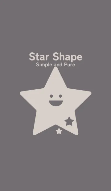 [LINE着せ替え] 星型の着せかえ スチールグレイの画像1