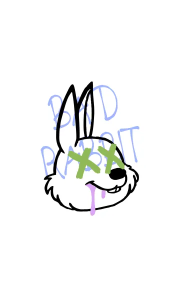 [LINE着せ替え] バッド ラビット 154の画像1