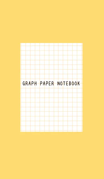 [LINE着せ替え] 方眼紙の着せかえ/ひまわりイエローの画像1