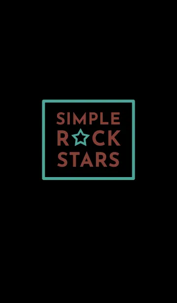 [LINE着せ替え] シンプル ロック スター 57の画像1