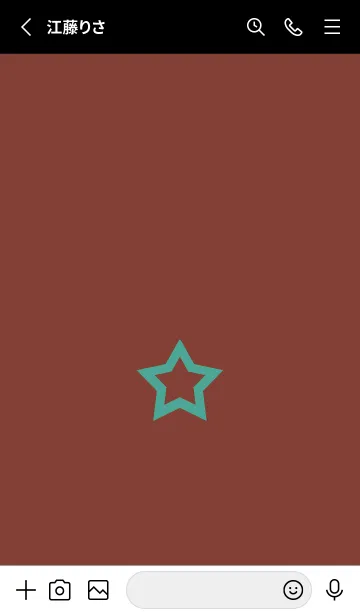 [LINE着せ替え] シンプル ロック スター 57の画像2