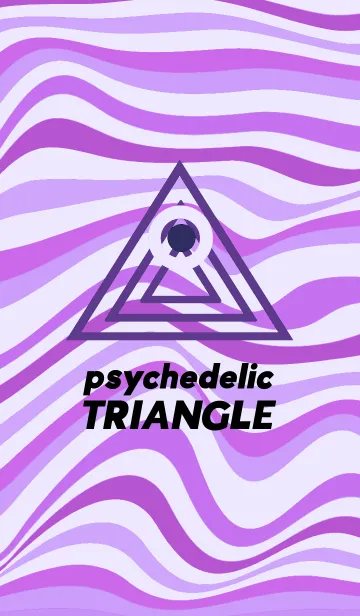 [LINE着せ替え] サイケデリック トライアングル 183の画像1