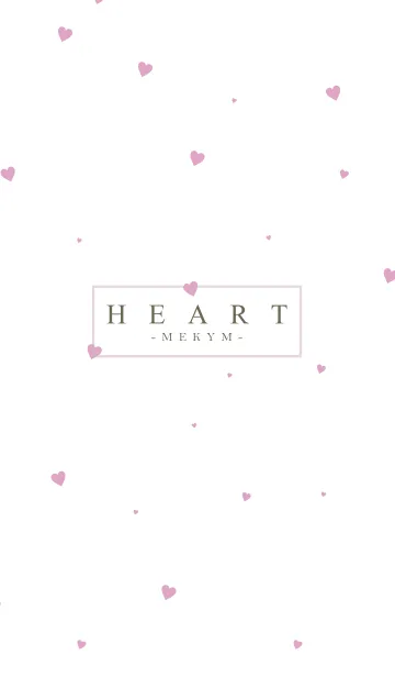 [LINE着せ替え] HEART PINK-SIMPLE.MEKYM 20の画像1