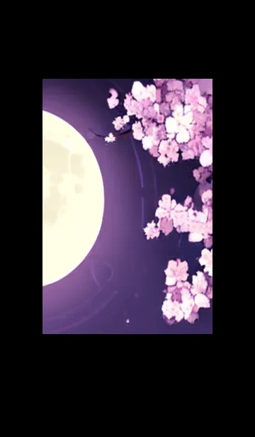 [LINE着せ替え] 月光夜桜#CaA13。の画像1