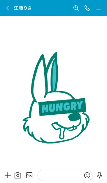 [LINE着せ替え] ハングリー.ラビット 51の画像2