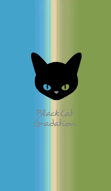 [LINE着せ替え] ブラック キャット 132の画像1