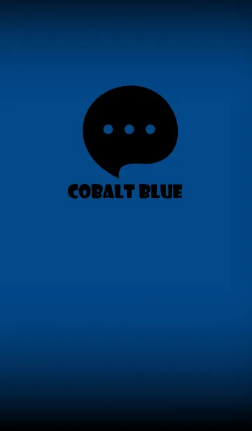 [LINE着せ替え] Cobalt Blue And Black V.4 (JP)の画像1