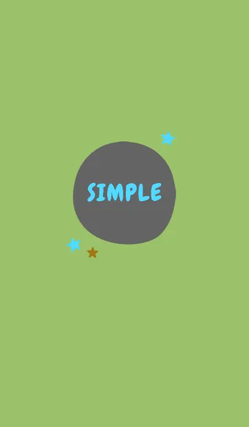 [LINE着せ替え] SIMPLE COLOR STAR THEME 6の画像1
