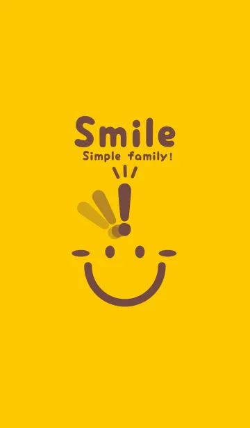 [LINE着せ替え] スマイル＆ヒラメキ 向日葵色の画像1