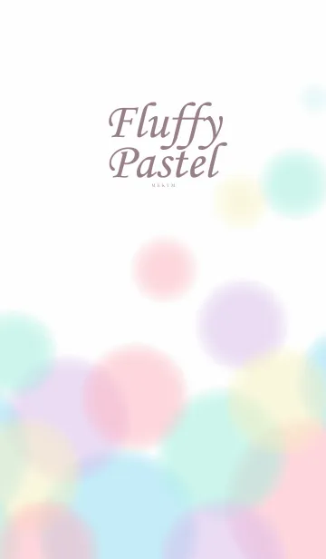 [LINE着せ替え] Fluffy Pastel.MEKYM 12の画像1
