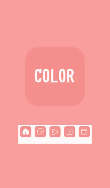 [LINE着せ替え] red color B21の画像1