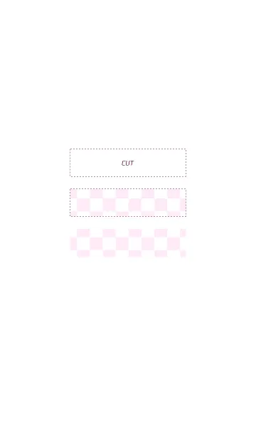 [LINE着せ替え] CUT - Pink 01の画像1
