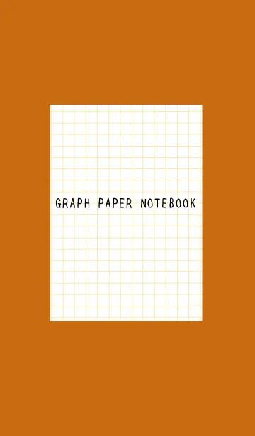 [LINE着せ替え] 方眼紙の着せかえ/テラコッタの画像1