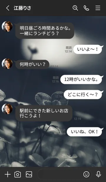 [LINE着せ替え] 四つ葉のクローバー Vintage Lens #5-9の画像3