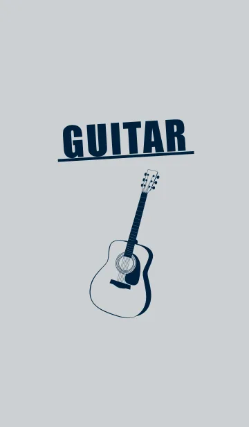 [LINE着せ替え] GUITAR COLOR スカイグレイの画像1