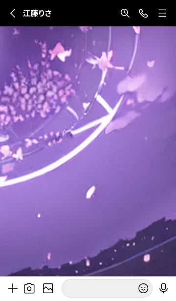 [LINE着せ替え] 月光夜桜#CaA118。の画像2