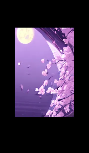 [LINE着せ替え] 月光夜桜#CaA113。の画像1