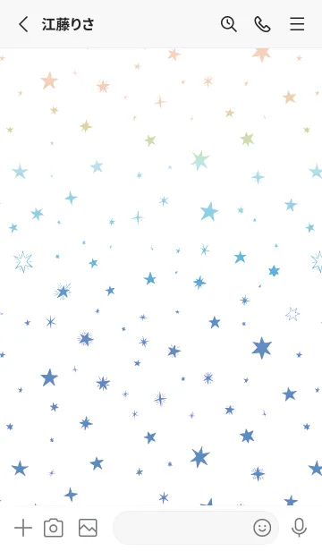 [LINE着せ替え] ミニ スターズ _105の画像2