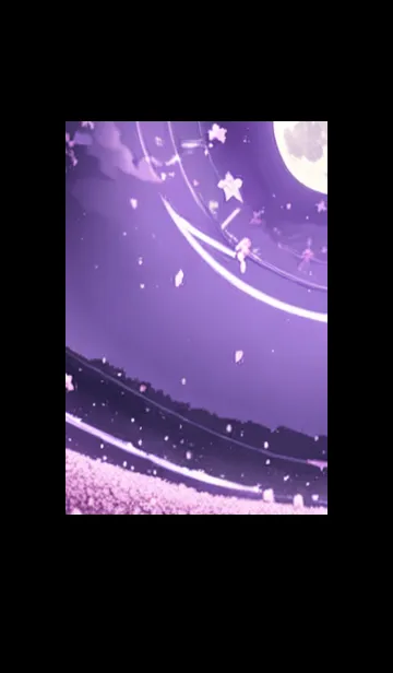 [LINE着せ替え] 月光夜桜#CaA110。の画像1