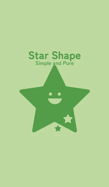 [LINE着せ替え] 星型の着せかえ ミストグリーンの画像1