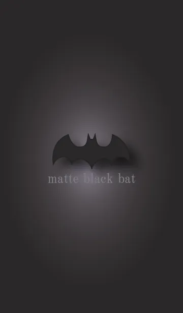 [LINE着せ替え] matte black bat 89の画像1