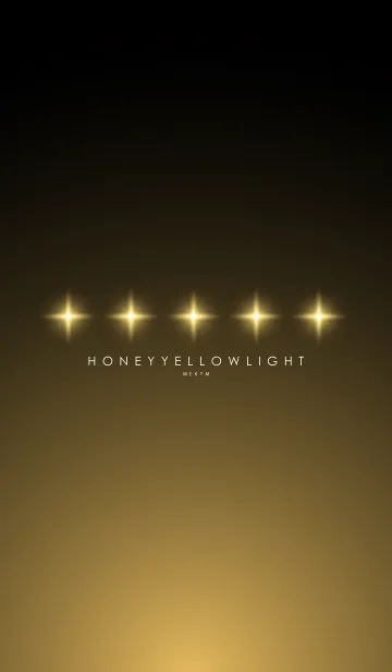 [LINE着せ替え] HONEY YELLOW STARLIGHTの画像1