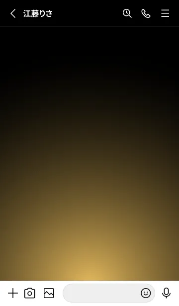 [LINE着せ替え] HONEY YELLOW STARLIGHTの画像2