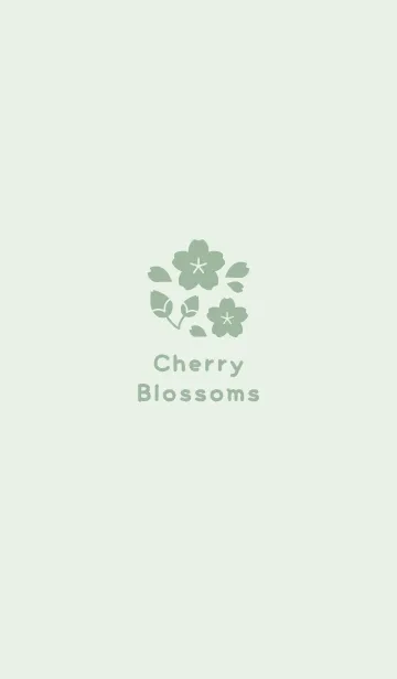 桜9<グリーン>のLINE着せ替え