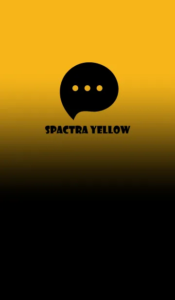 [LINE着せ替え] Black & Spectra Yellow Theme V3 (JP)の画像1