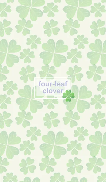 [LINE着せ替え] four leaf clover 25の画像1