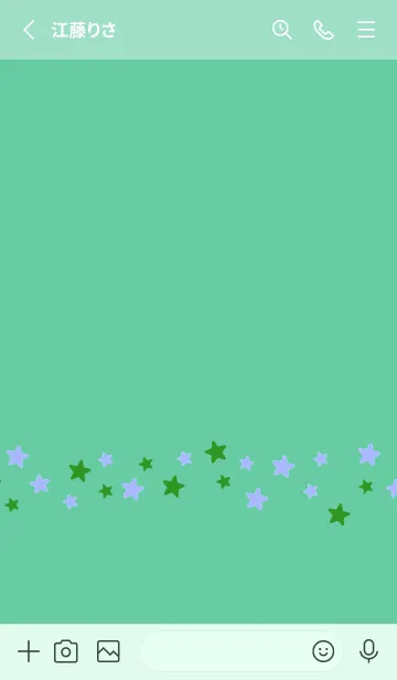 [LINE着せ替え] SIMPLE COLOR STAR THEME 8の画像2