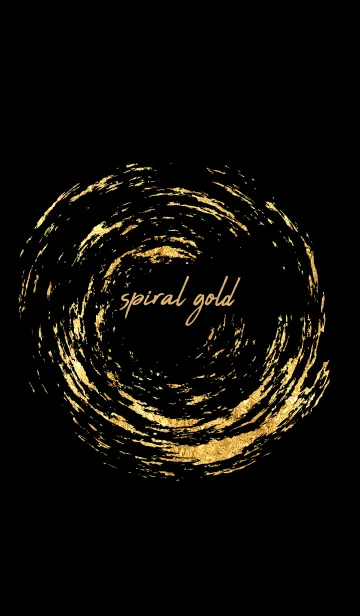 [LINE着せ替え] spiral gold 27の画像1