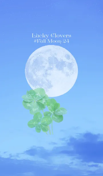 [LINE着せ替え] Lucky Clovers #Full Moon 24の画像1