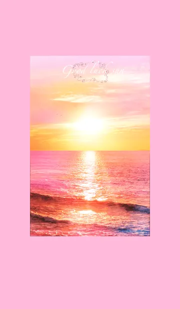 [LINE着せ替え] ＊運気最強＊太陽の浄化 Pinkの画像1