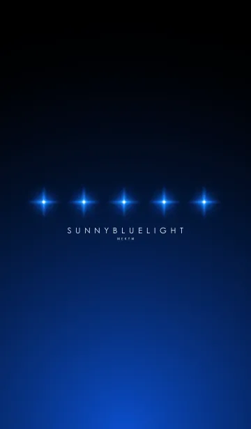 [LINE着せ替え] SUNNY BLUE STARLIGHTの画像1