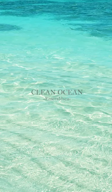 [LINE着せ替え] CLEAN OCEAN-Emerald sea MEKYM 36の画像1