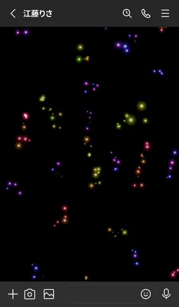 [LINE着せ替え] 綺麗なハートマークの画像2