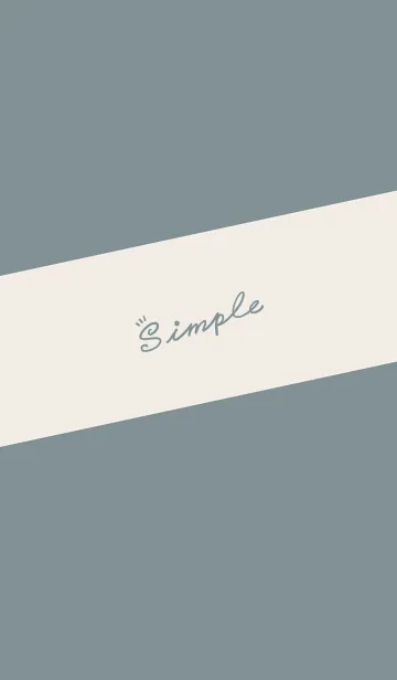 [LINE着せ替え] Simple Lines J-Grey Indigo (br02)の画像1