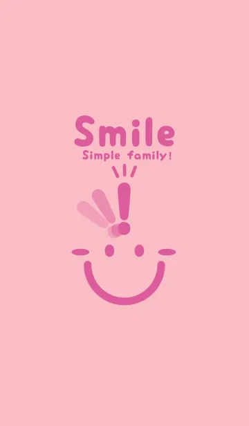 [LINE着せ替え] スマイル＆ヒラメキ Light orchid pinkの画像1