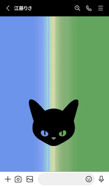 [LINE着せ替え] ブラック キャット 133の画像2
