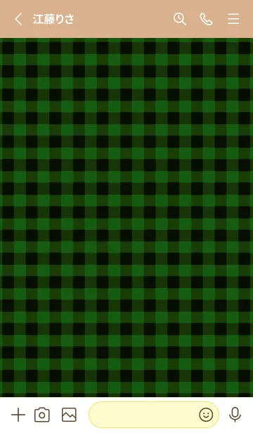 [LINE着せ替え] ザ ハート チェック .16の画像2