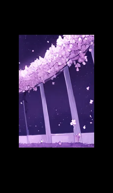 [LINE着せ替え] 月光夜桜#CaB317。の画像1