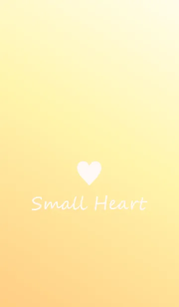 [LINE着せ替え] Small Heart *Yellow Gradation 3*の画像1